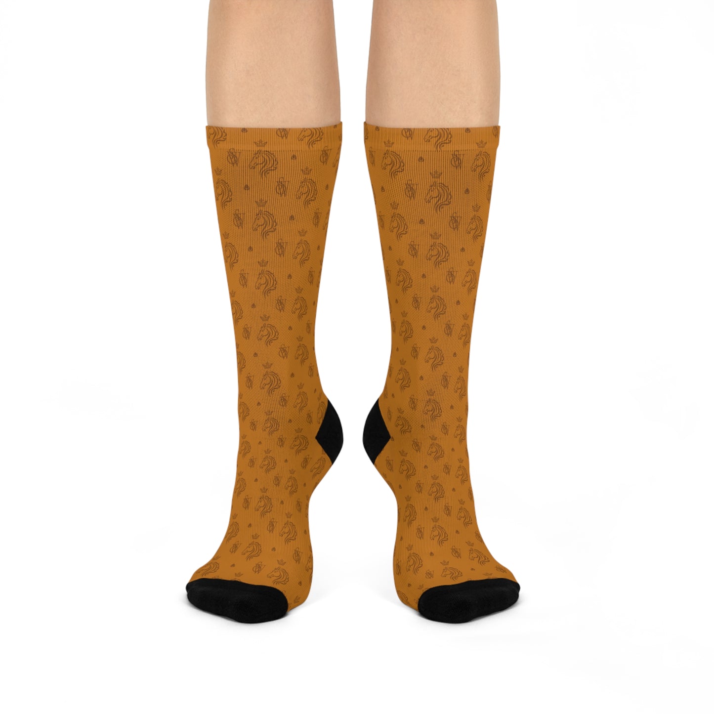 Signature Cushioned Crew Socks – Saffron