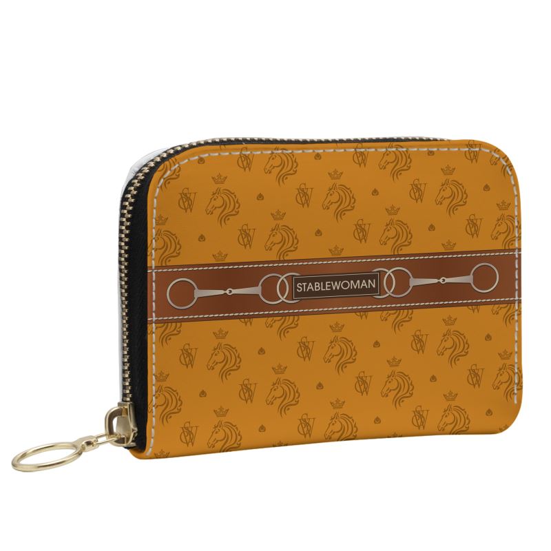 Signature Leather Zip Wallet