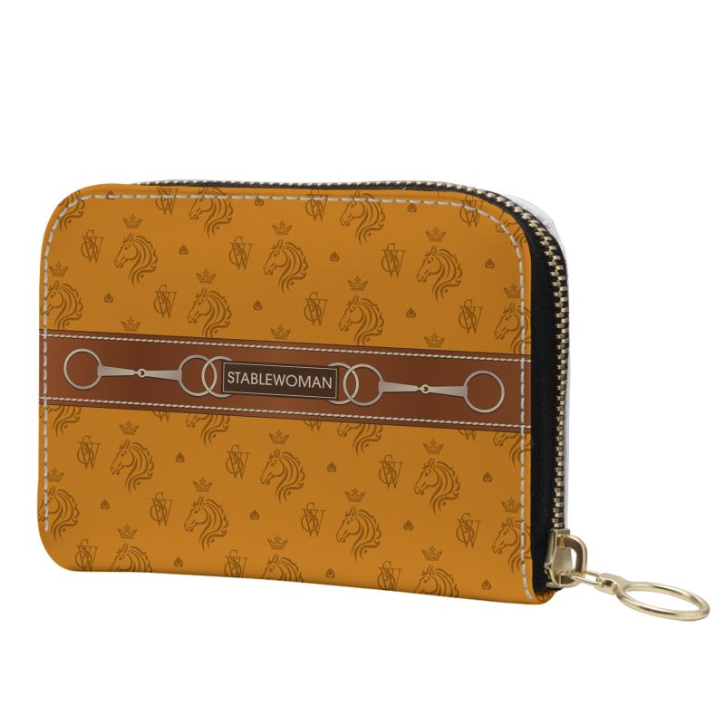 Signature Leather Zip Wallet
