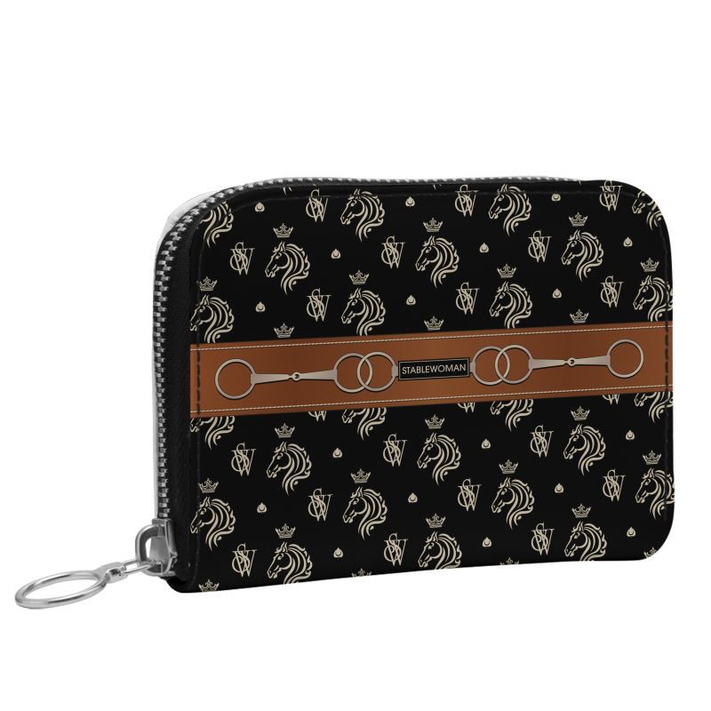 Signature Leather Zip Wallet