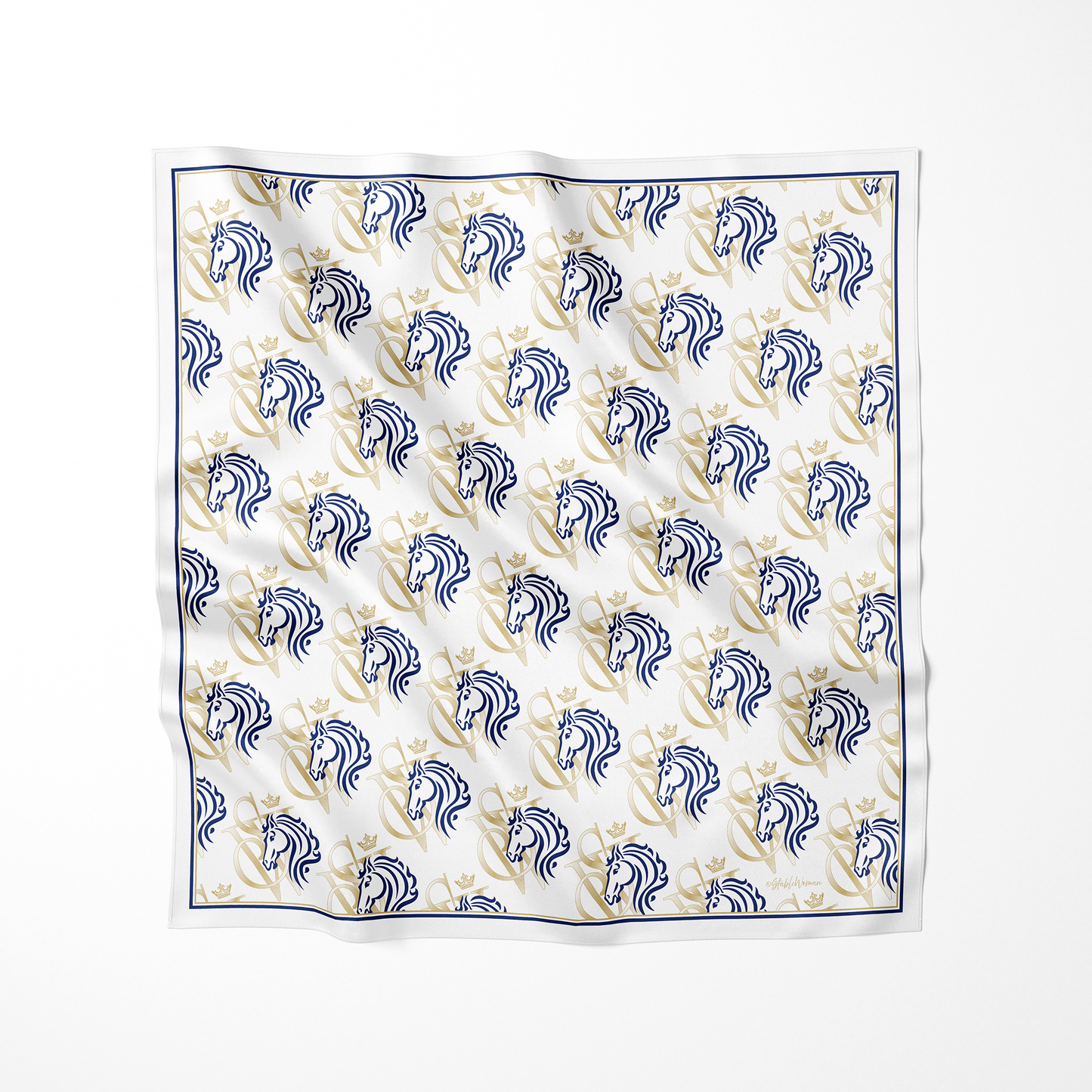 SW Logo with Crowns – Luxury Scarf
