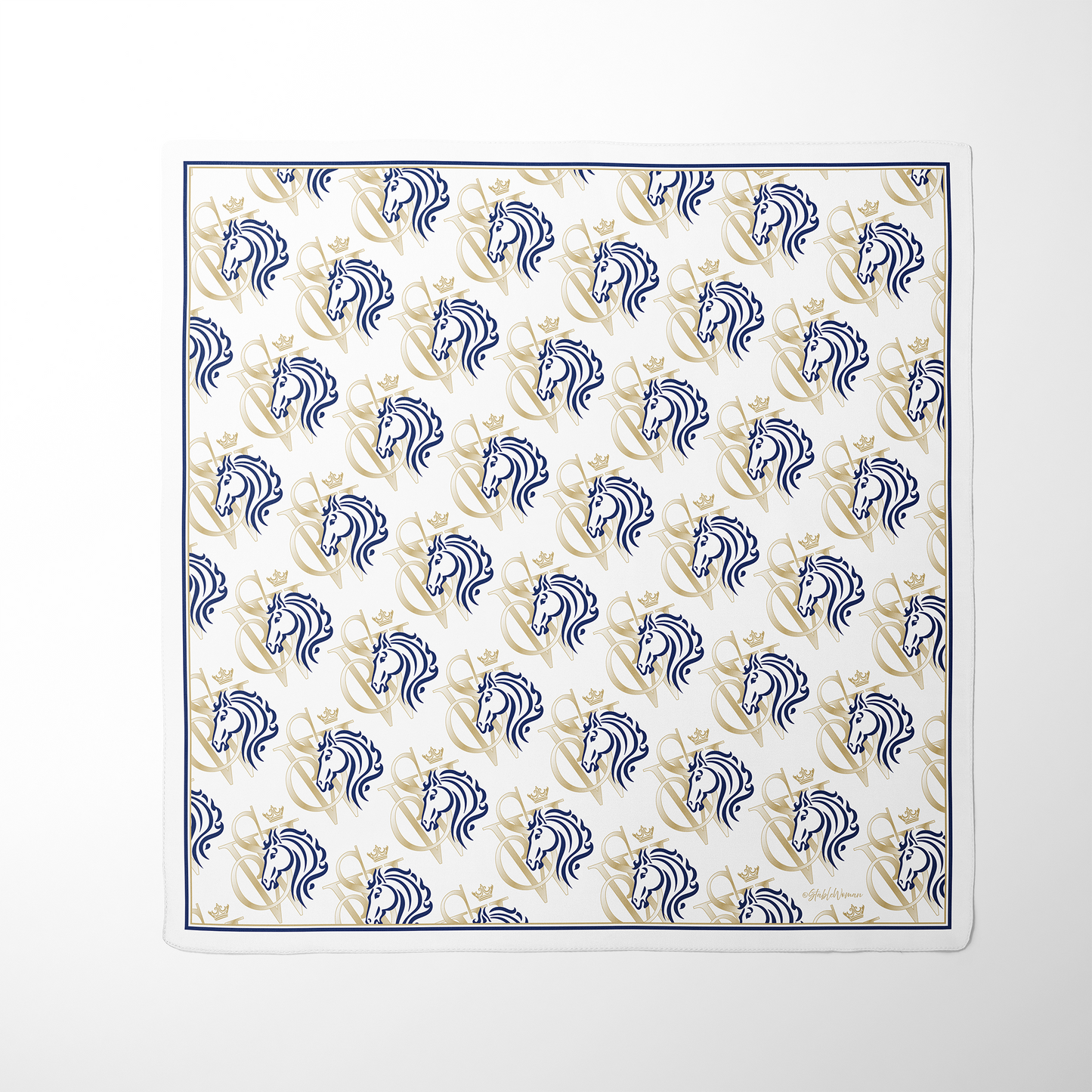 SW Logo with Crowns – Luxury Scarf