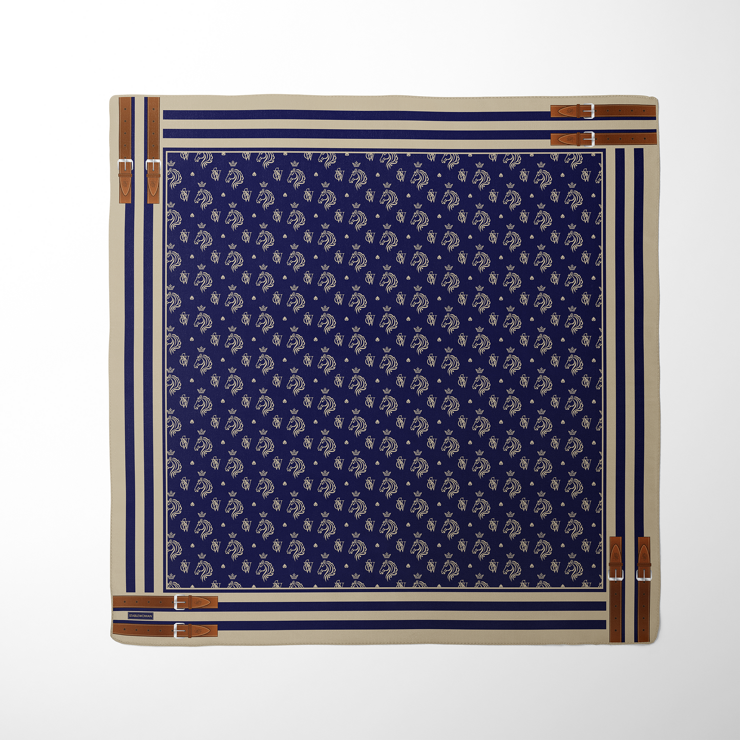 Signature Surcingle – Luxury Scarf – Midnight