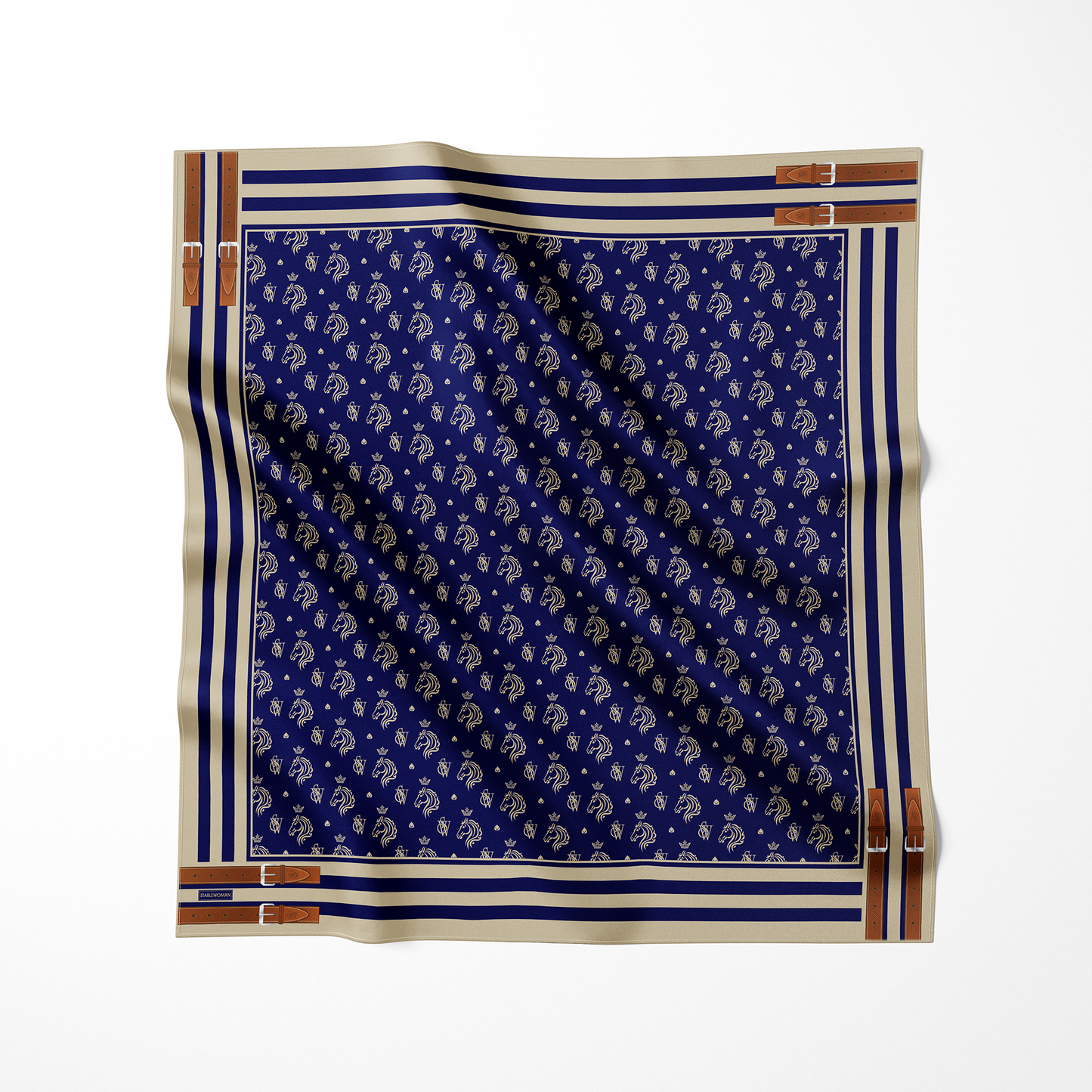 Signature Surcingle – Luxury Scarf – Midnight