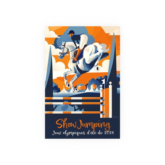 Olympics 2024 (Paris) Equestrian Show Jumping Poster