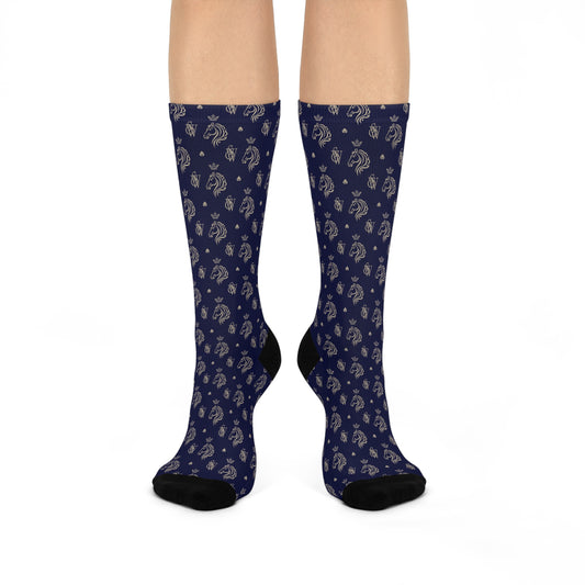 Signature Cushioned Crew Socks – Midnight