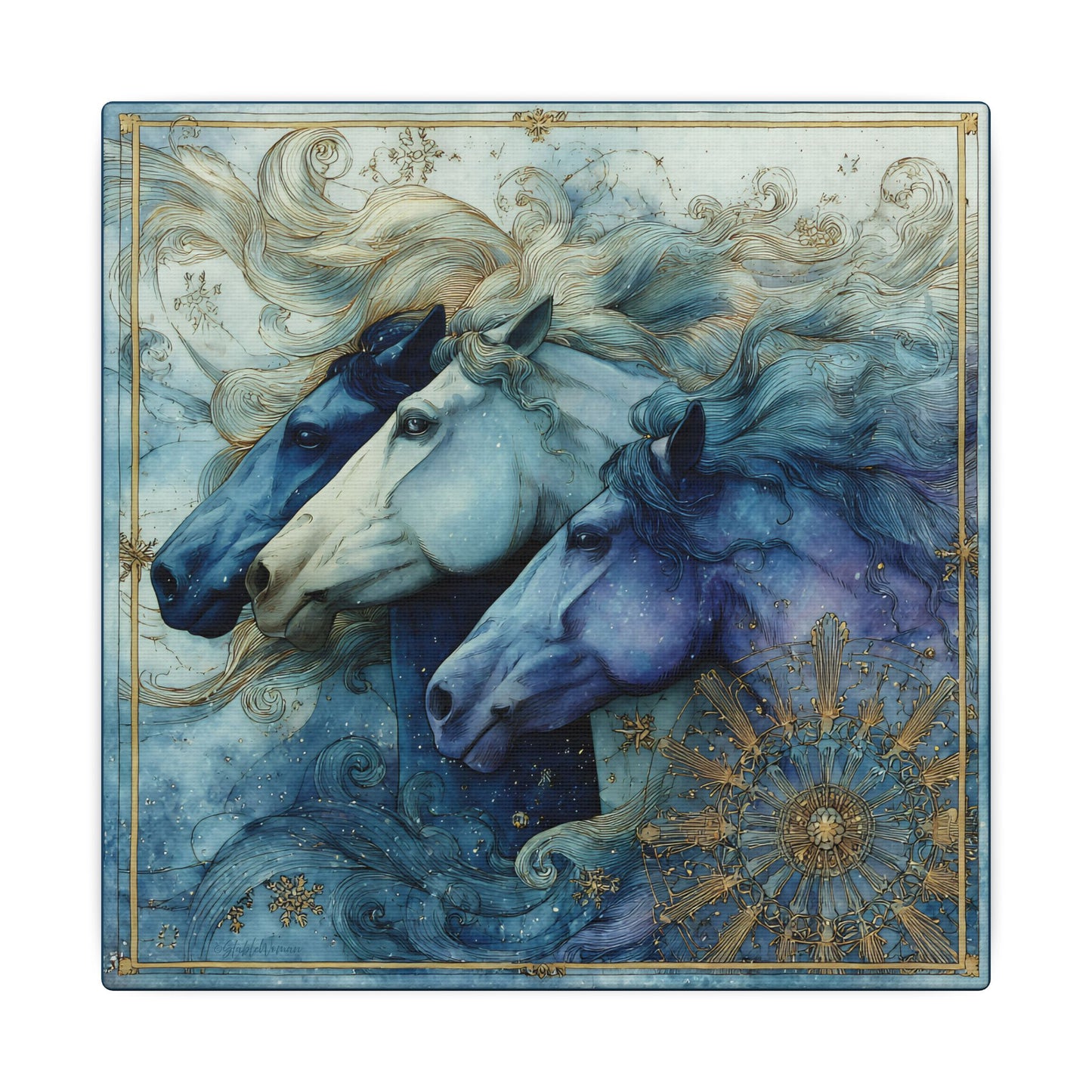 Midnight Gold – Canvas Wall Art