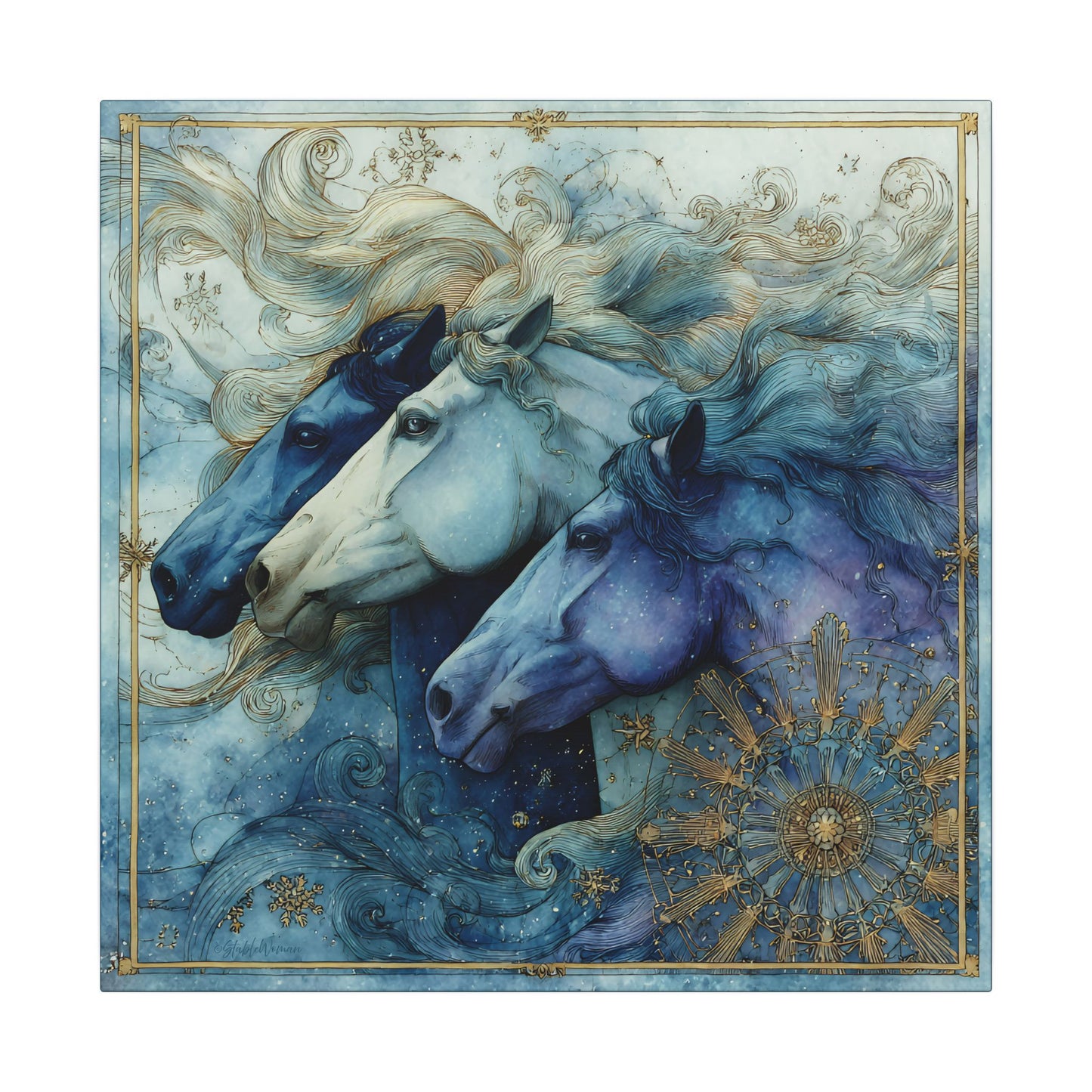 Midnight Gold – Canvas Wall Art