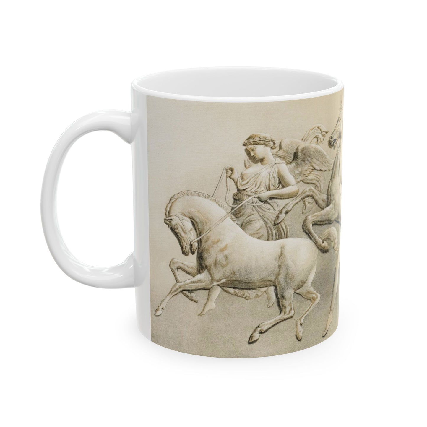 Horses of the Sun, Equestrian Ceramic Mug 11oz