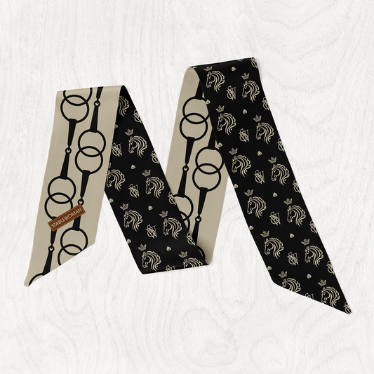 Signature Bits SWilly Scarf – Noir
