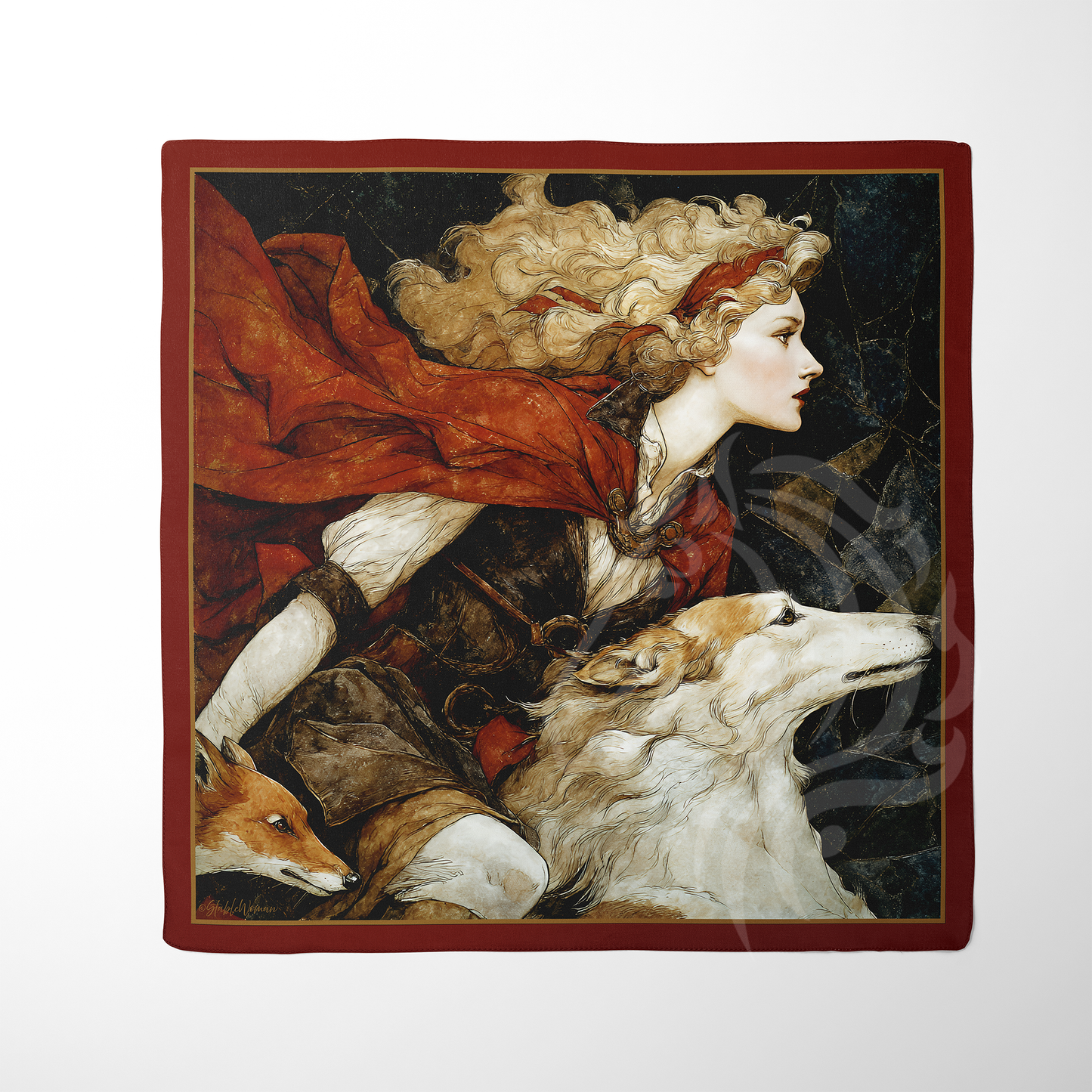 The Three Graces of the Hunt – Luxury Scarf